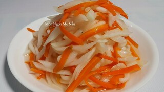 Cách Làm ĐỒ CHUA  Bán Bánh Mì Ngon Dễ Làm Nhất-Món Ngon Mẹ Nấu