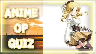 Anime OP Quiz | 30 Opening Easy-Hard