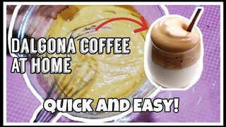 Dalgona Coffee at Home | DIY Korean Recipe | Kusina De Swabe