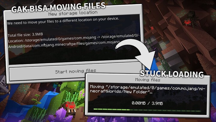 Cara Mengatasi Beberapa Permasalahan Moving File Di Minecraft Pe 1.18