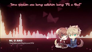 Ml o Ako - Nightcore w/ Lyrics