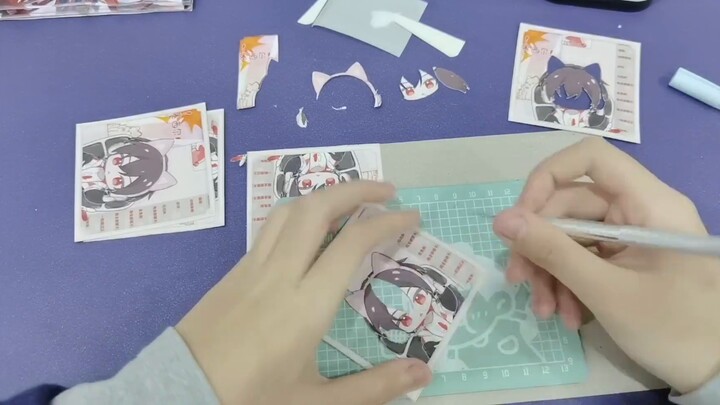 10 minutes to teach you how to make card carving | Drawing traveler card carving (Part 2)