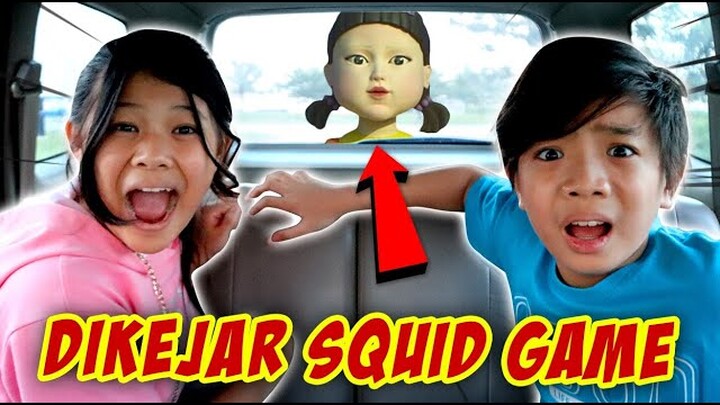 MOBIL KITA TERSESAT !! TAKUT PENAMPAKAN DIKEJAR BONEKA SQUID GAME !! CnX Adventurers