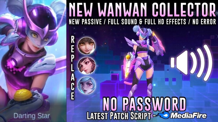 Wanwan PIXEL BLAST COLLECTOR Skin Script No Password | Full Sound & Full Effects | Mobile Legends