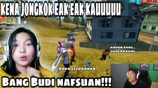 JADI GURU JONGKOK EAK EAK BUDI01 GAMING GARENA FREE FIRE / REACTION HERMA