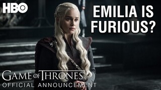 New Interview: Emilia Clarke Finally Breaks Her Silence About Game of Thrones Season 8 (HBO)