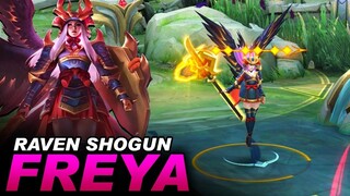 FREYA RAVEN SHOGUN | EPIC SKIN 899 DIAMOND | MOBILE LEGENDS BANG BANG