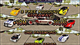 [🔴3 Free Account ] [ Rare Design ] Car Parking Multiplayer 4.7.8