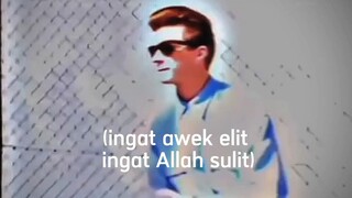 ingat awek elit ingat Allah sulit