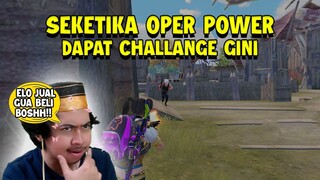 CHALLANGE 2 VS SQUAD 5 KILL DAPAT 200K!? SEKETIKA LANGSUNG OPER POWER KIRA2 DAPAT BERAPA???