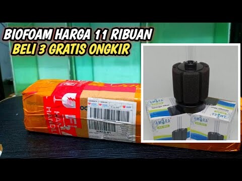 Filter biofoam louhan murah.. Harga 11 ribuan beli 3 free ongkir