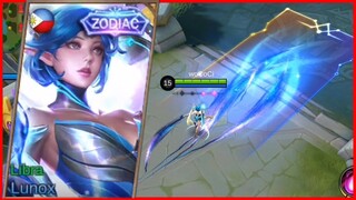 NEW ZODIAC SKIN LUNOX LIBRA 🟢 MLBB