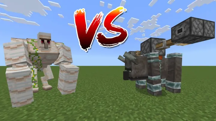 Buffed Iron Golem vs Rexy's Expansion Mobs