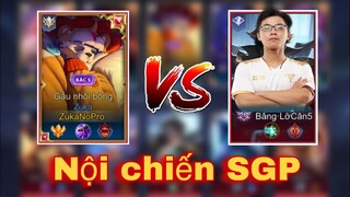 TOP 1 Zuka - ZukaNoPro Đối Đầu Với SGP.Bângg Cùng Trận Nội Chiến Của Team SGP Lúc Nửa Đêm Cực Hay