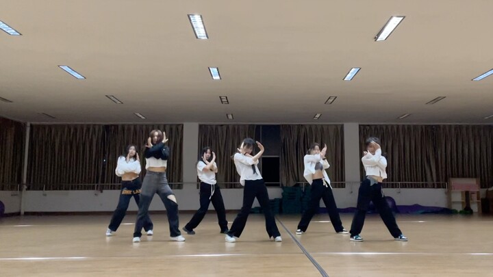 [Universitas Normal Zhejiang] Tarian cover terakhir (G)I-DLE Tomboy dari klip cuci otak masih membut