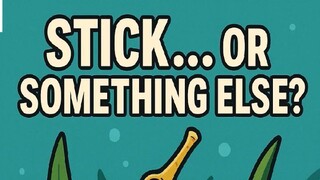"A fish with a straw for a mouth."