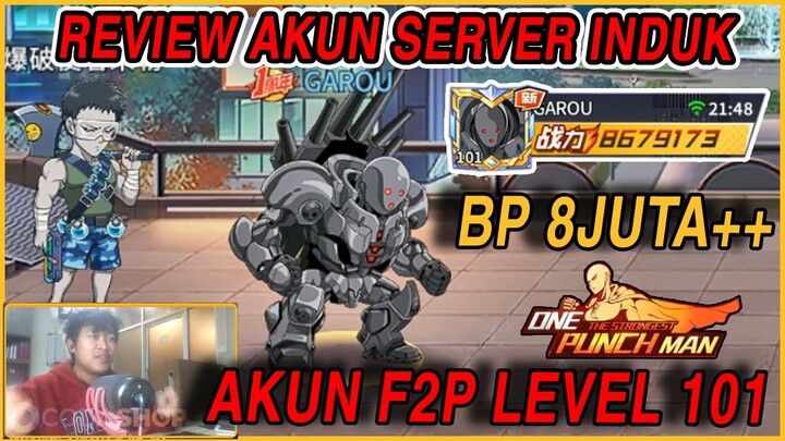 🔥AKUN F2P LEVEL 101 DI SERVER INDUK (LIMITED CHARTNYA BIKIN NGILER) - ONE PUNCH MAN: The Strongest