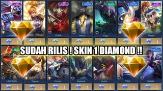 LOGIN !! SEMUA SKIN SUDAH JADI 1 DIAMOND ! AMBIL TAMBAHAN 1000 DIAMOND KUNING JIKA BERUNTUNG