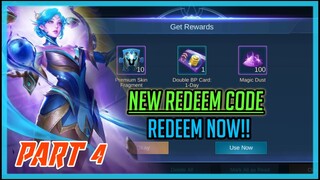 NEW REDEEM  CODES DECEMBER 2019!! PART 4 | Mobile Legends