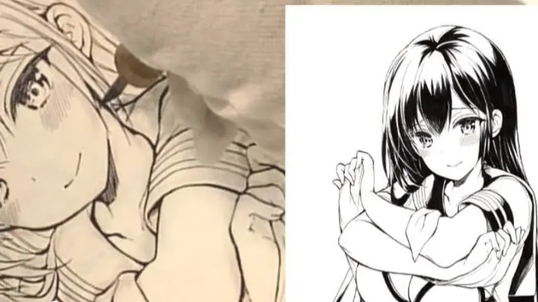 アナログ Water Is On The Verge Of Drawing For The Child Of The Girl イラストメイキング Bilibili