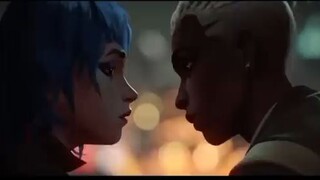 Ekko and jinex kiss 💋