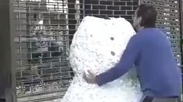 Snowman prank