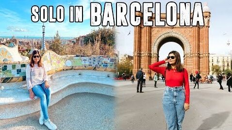 SPAIN TRAVEL VLOG Traveling Solo in Barcelona_ 🇪🇸