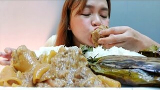 LECHON PAKSIW AT PINAPUTOK NA TILAPIA MUKBANG