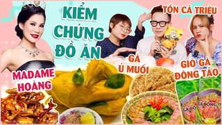 Kiểm chứng đồ ăn vặt Madame Hoàng: GÀ Ủ MUỐI siêu hot, GIÒ GÀ ĐÔNG TẢO,…có ngon như lời đồn?