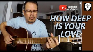 How Deep Is Your Love (The Bee Gees) Fingerstyle Guitar Cover