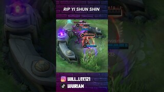 RIP YI SHUN SHIN | Mobile Legends Shorts