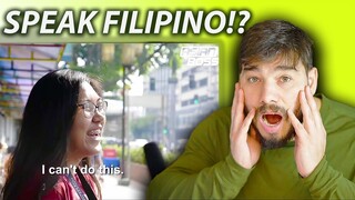 Serbian React to Can Filipinos Speak Their Own Language? (Tagalog Challenge)