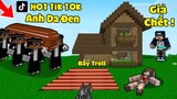 bqThanh Và Ốc Làm Bẫy Troll ANH DA ĐEN KHIÊNG HÒM HOT TIK TOK Trong Minecraft ?