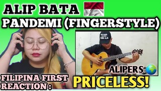 ALIP BATA - PANDEMI || FINGERSTYLE COVER || FILIPINA Reacts