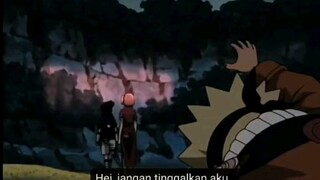 naruto yang menyalamatkan dia pula yang di tinggal kan