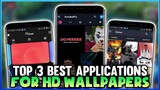 TOP 3 BEST WALLPAPER APPLICATIONS FOR HD AND MINIMAL WALLPAPERS 2021