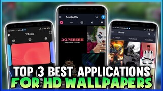 TOP 3 BEST WALLPAPER APPLICATIONS FOR HD AND MINIMAL WALLPAPERS 2021