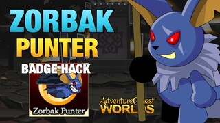 AQW - ZORBAK PUNTER BADGE HACK