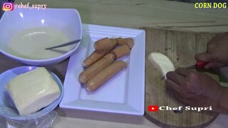 KEJUNYA MOLOR BANGET || RESEP CORN DOG PRATIS, CEPAT & ENAK .