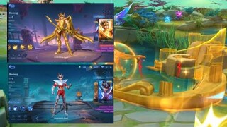 GAMEPLAY SKIN BADANG SAINT SAIYA MOBILE LEGENDS