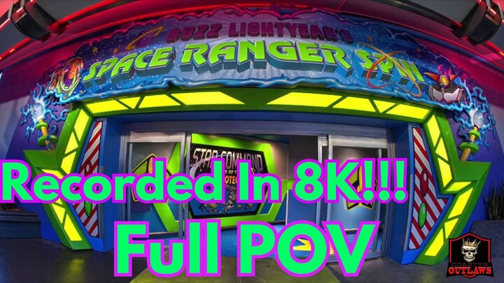 Buzz Lightyear Space Ranger Spin Full POV In 8K!!!