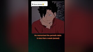 Reply to  he's also the most requested so here's kuroo! hope u like it🥰 fyp fypシ anime haikyuu head