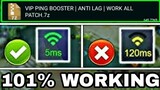NEW! SCRIPT PING BOOSTER | ANTI LAG | STABLE GREEN PING | WORK ALL PATCH | MOBILE LEGENDS 2020