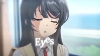 [Amv] Mai Sakurajima X Sakuta Edit || Eyes Blue X Terpikat Senyum Mu