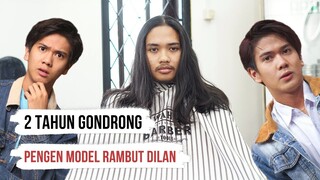 Rambut Gondrong Cukur Model DILAN Gimana Jadinya?