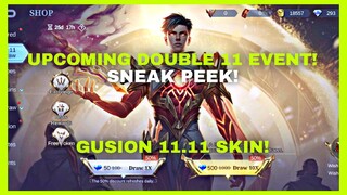 GUSION DOUBLE 11 EVENT SNEAK PEEK! MOBILE LEGENDS BANG BANG