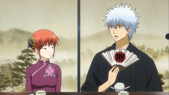 "Gintama" Keduanya asyik sekali, mereka bisa memainkan sitkom untukmu kapan saja, dimana saja hahaha