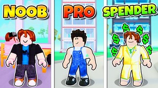 NOOB vs PRO vs SPENDER! Roblox My Restaurant