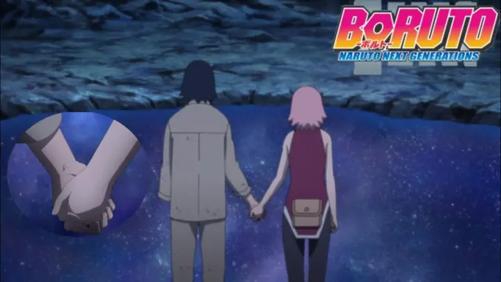 Sasuke and Sakura have their moments holding hands scene | Boruto 285 | Sasuke Retsuden