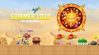SUMMER 2020 ALL NEW ITEMS | Pixel Worlds